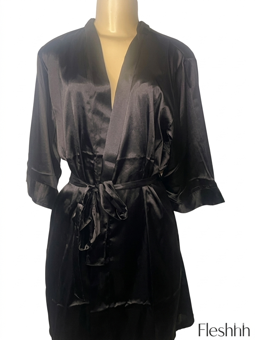 The After-Hours Satin Club Robe