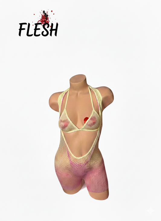 Romper Fishnet