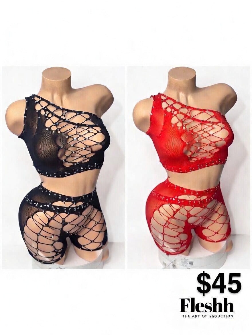 Rhinestone Distressed Set