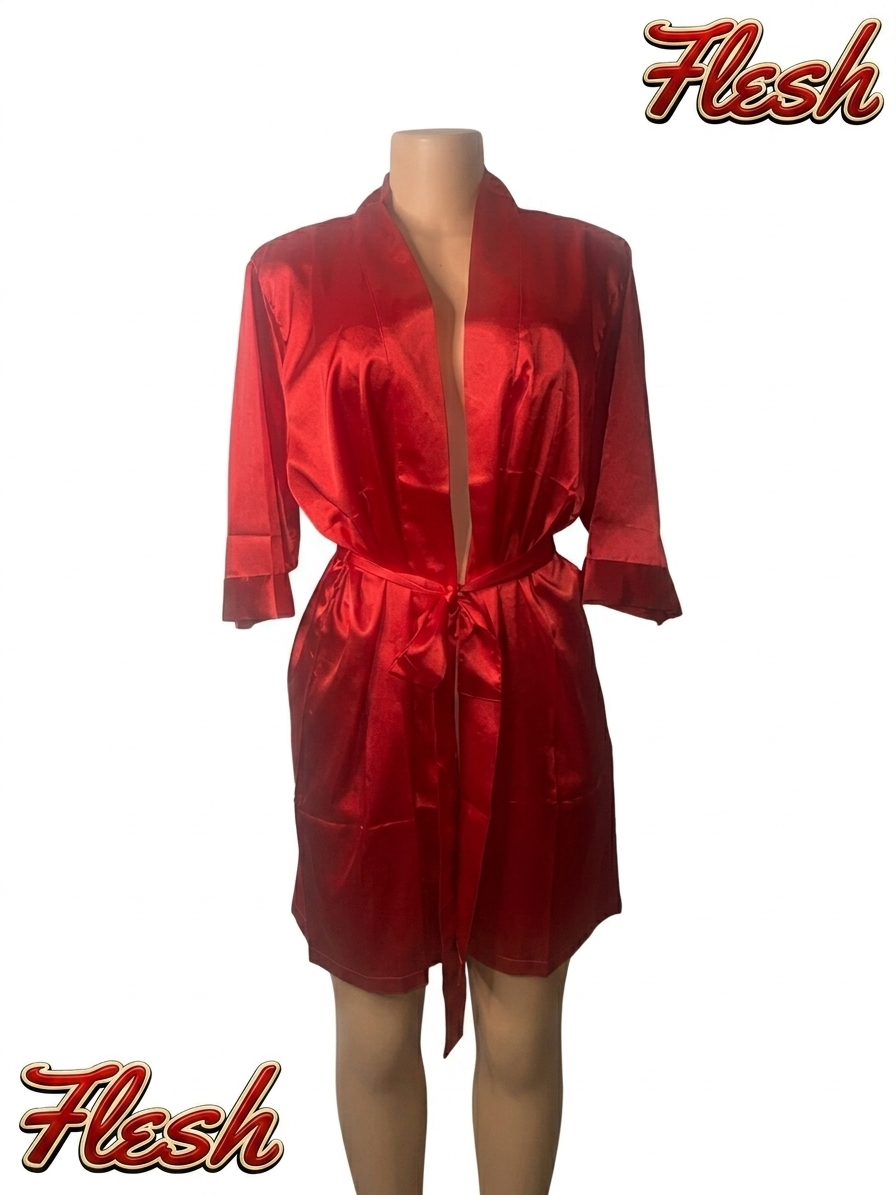 The After-Hours Satin Club Robe
