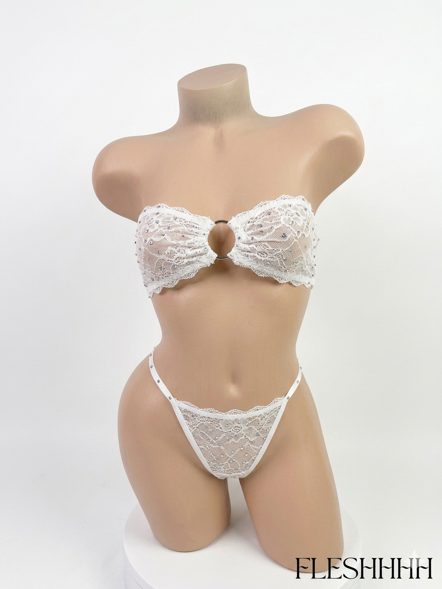 Angelic Lace O-Ring Bikini Set